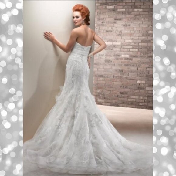 NWT Maggie Sottero Wedding Gown Bridal Dress Hope - Picture 2 of 7